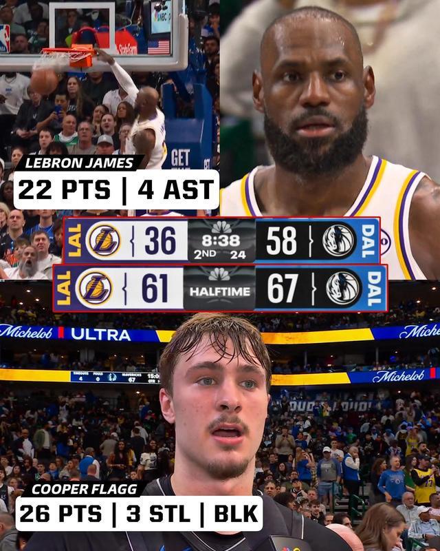 空砍30分被后浪抢戏!詹皇盛赞弗拉格:有我当年的影子